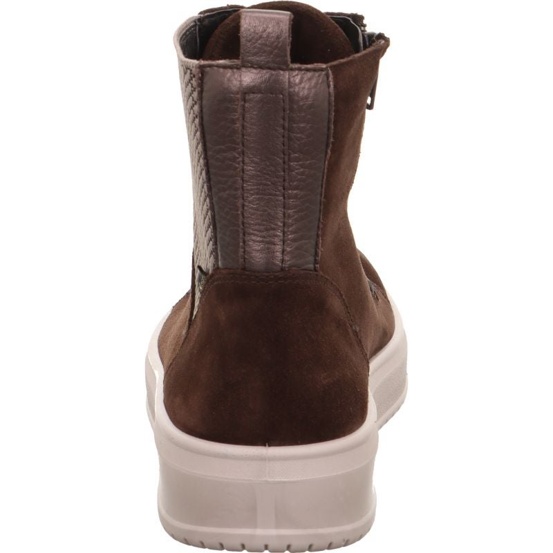 legero REJOISE Damen Schnürboots - Material: Leder in Braun