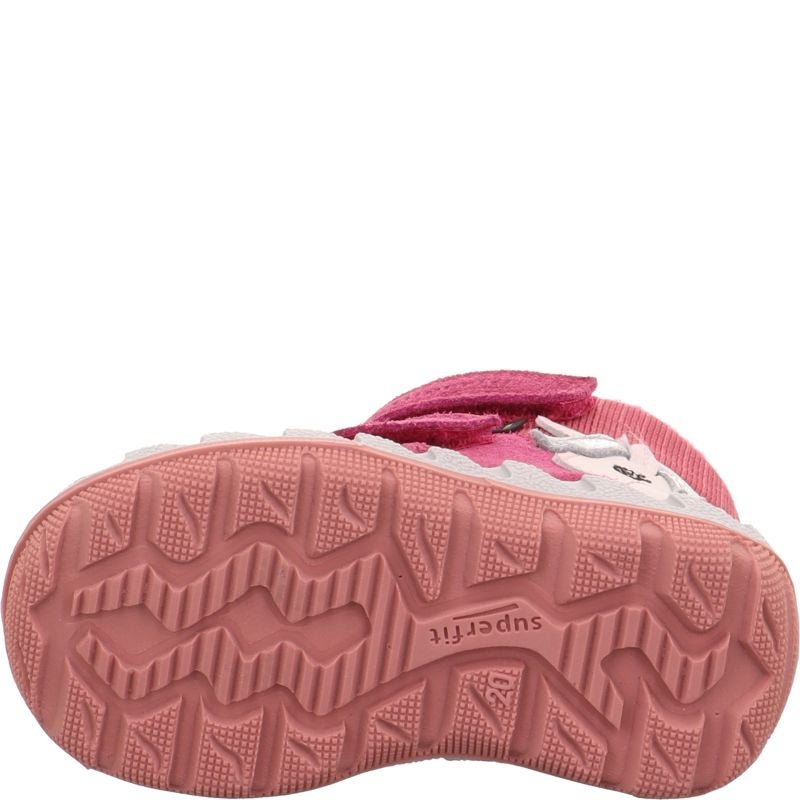 Superfit ICEBIRD Girls Boot - Material: Leather/Textil in Red