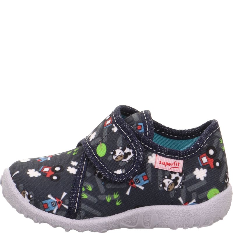 Superfit SPOTTY Boys Slipper - Material: Textile in Blue