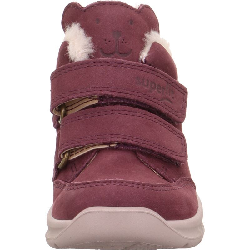 Superfit BREEZE Sneaker high - Material: Leder in Rot