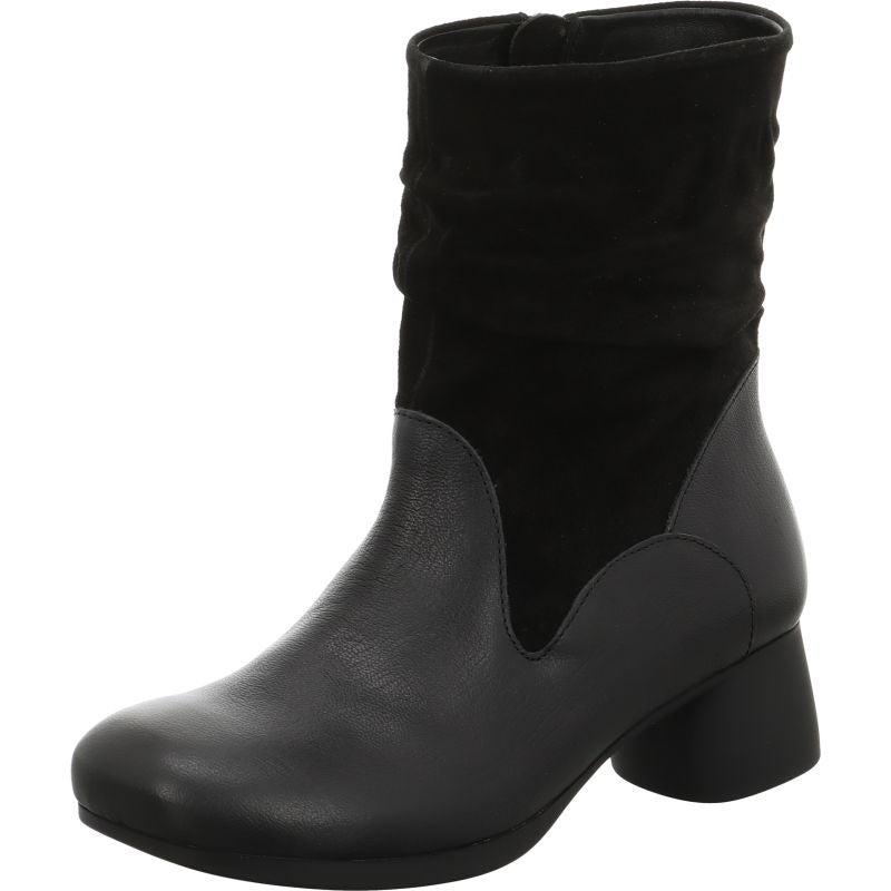 Think NANI Woman Ankle boot - Material: Leather in Black