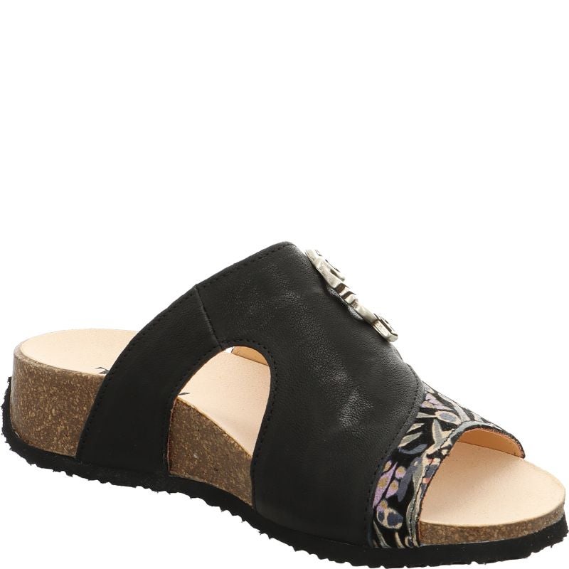 Think! MIZZI Damen Pantolette - Material: Leder in Mehrfarbig