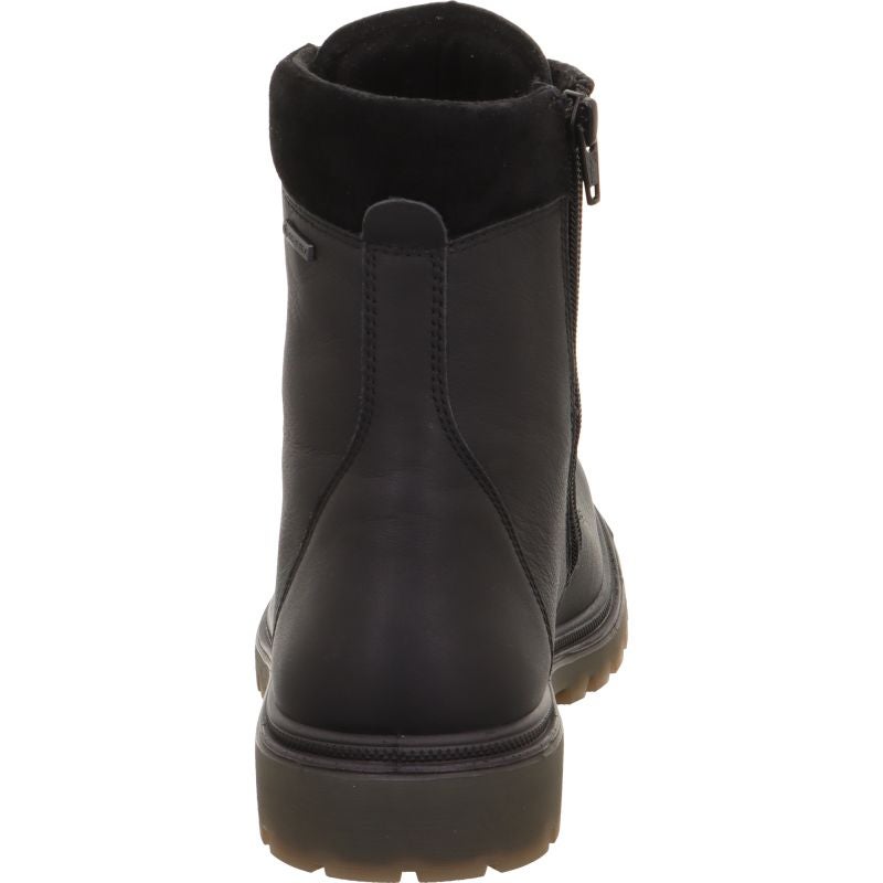 legero MONTA Damen Schnürboots - Material: Leder in Schwarz