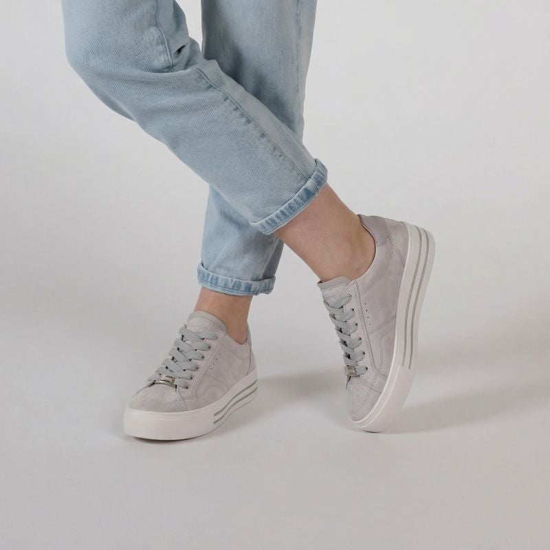 Legero LIMA 2.0 Woman Sneakers low - Material: Leather in Grey