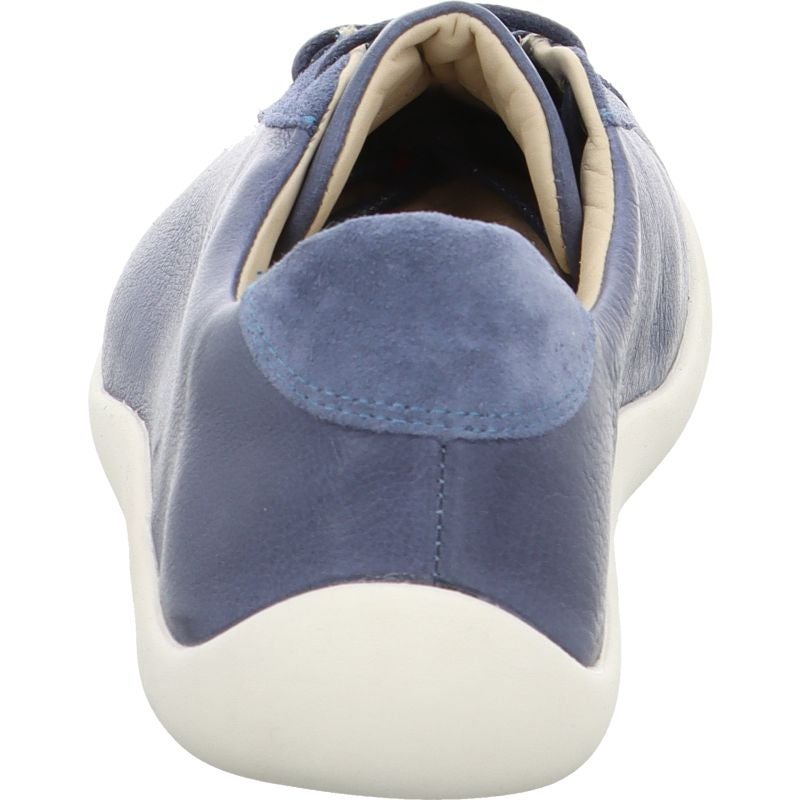 Think HAPPAT Sneakers low - Material: Leather in Blue