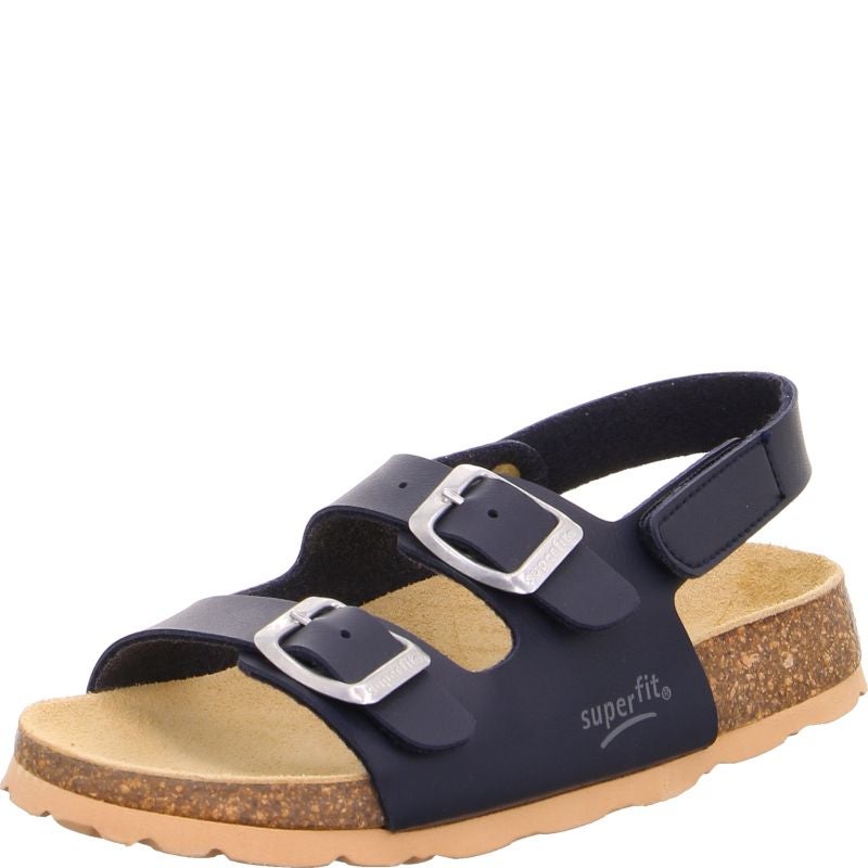 Superfit FUSSBETTPANTOFFEL Unisex, Boys Sandal - Material: Sonstiges Material in Blue