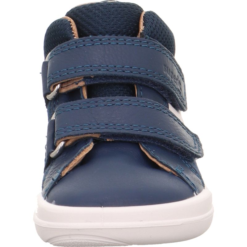 Superfit SUPERFREE Jungen Sneaker low - Material: Leder/Textil in Blau