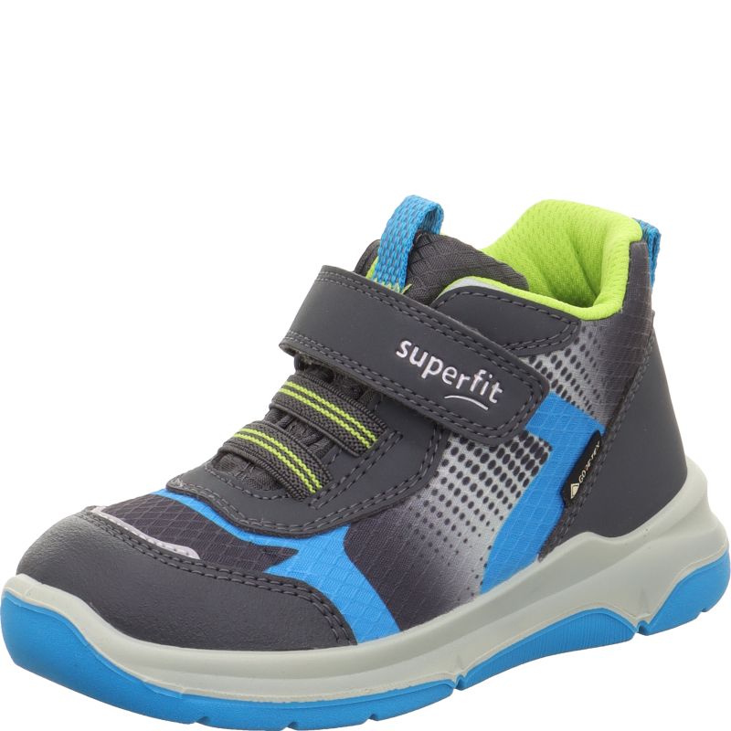 Superfit COOPER Unisex | Jungen Sneaker high - Material: Textil/Sonstiges Material in Grau
