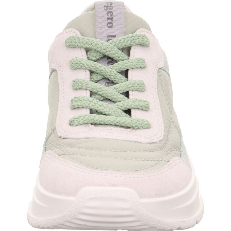 legero SPRINTER Damen Sneaker low - Material: Leder/Textil in Grün