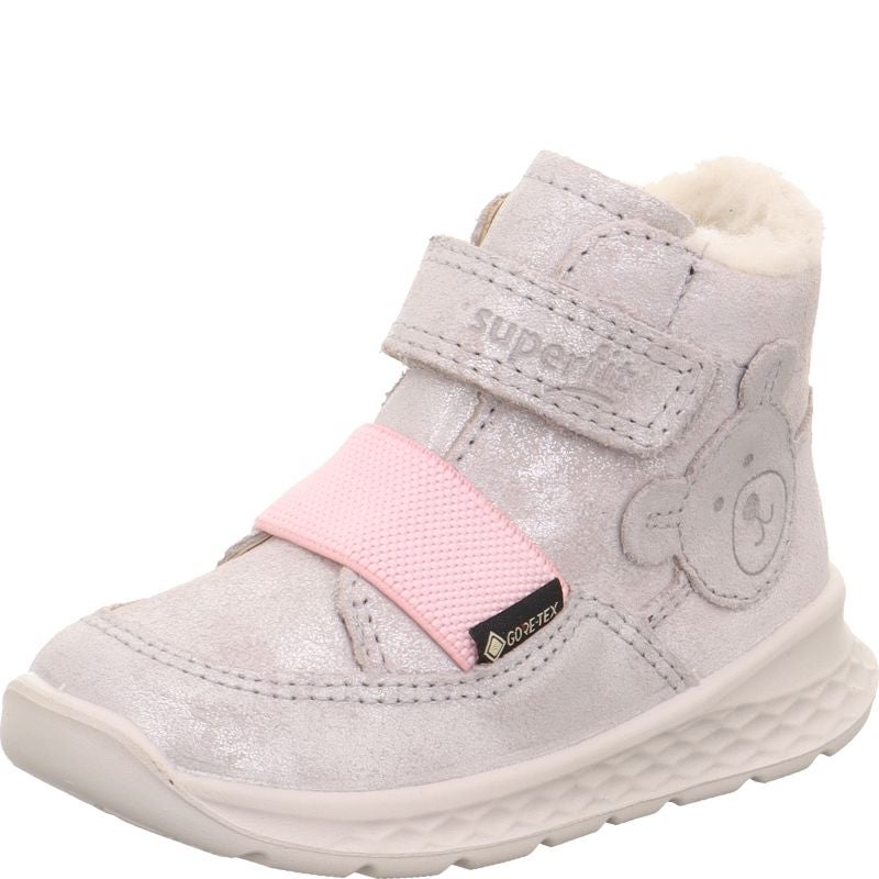 Superfit BREEZE Mädchen Sneaker high - Material: Leder in Metallic