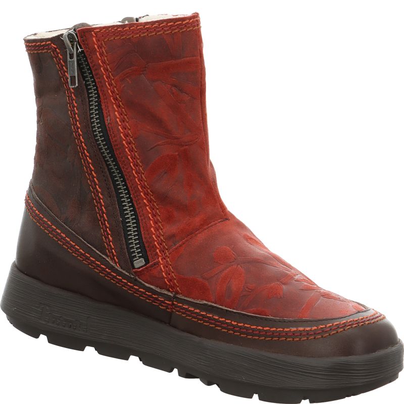 Think! COMODA Damen Stiefelette - Material: Leder in Rot