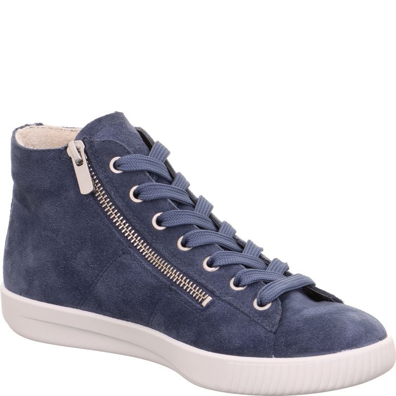 Legero SILENCE Damen Sneaker high - Material: Leder in Blau
