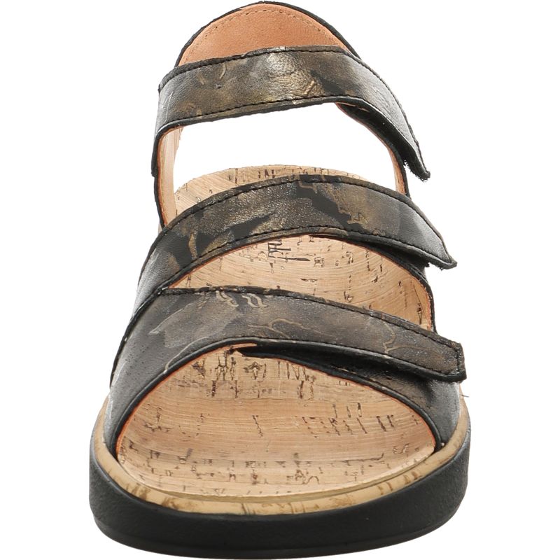 Think MEGGIE Strap sandal - Material: Leather in Multicolored