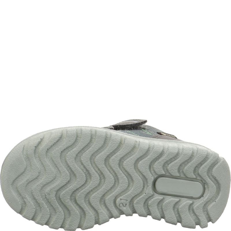 Superfit SPORT7 MINI Sneaker low - Material: Leder/Sonstiges Material/Textil in Grün