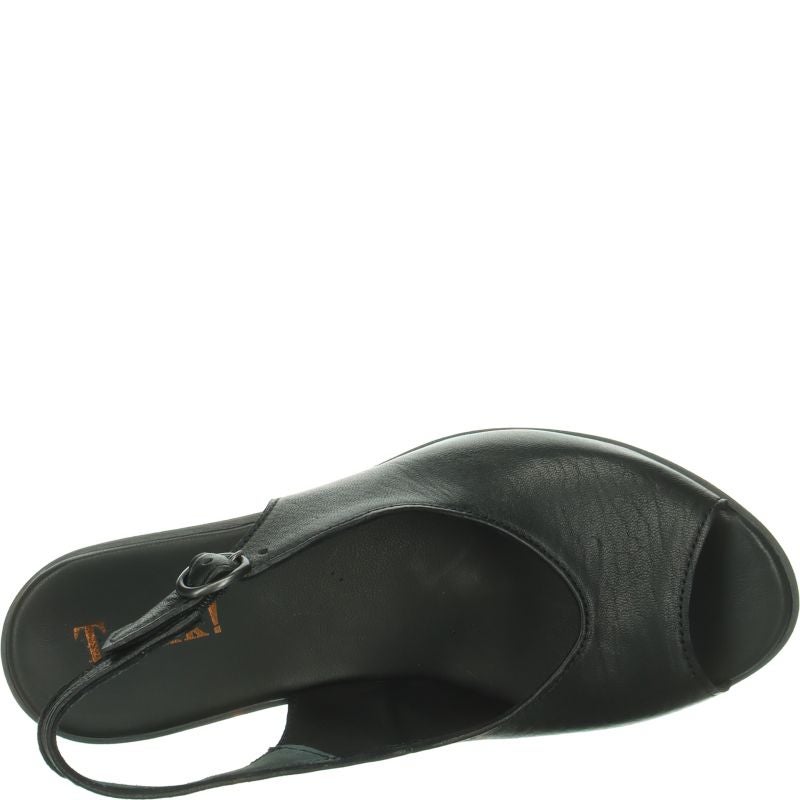 Think! ZEPPA Damen Sandalette - Material: Leder in Schwarz