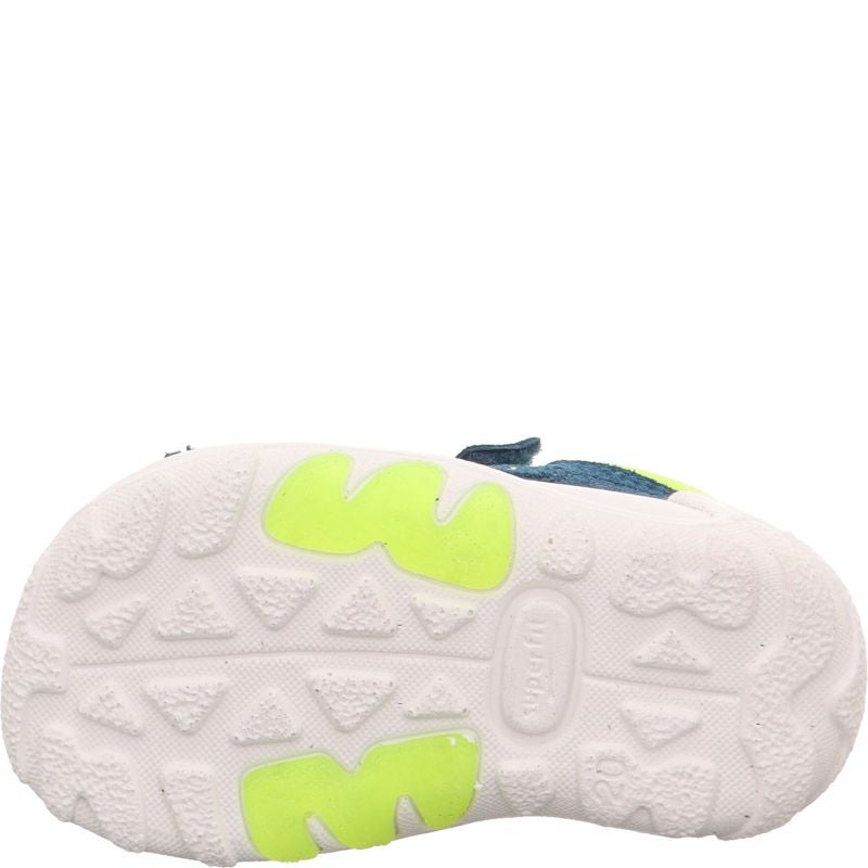 Superfit FLOW Boys Sandal - Material: Leather/Textil in Blue