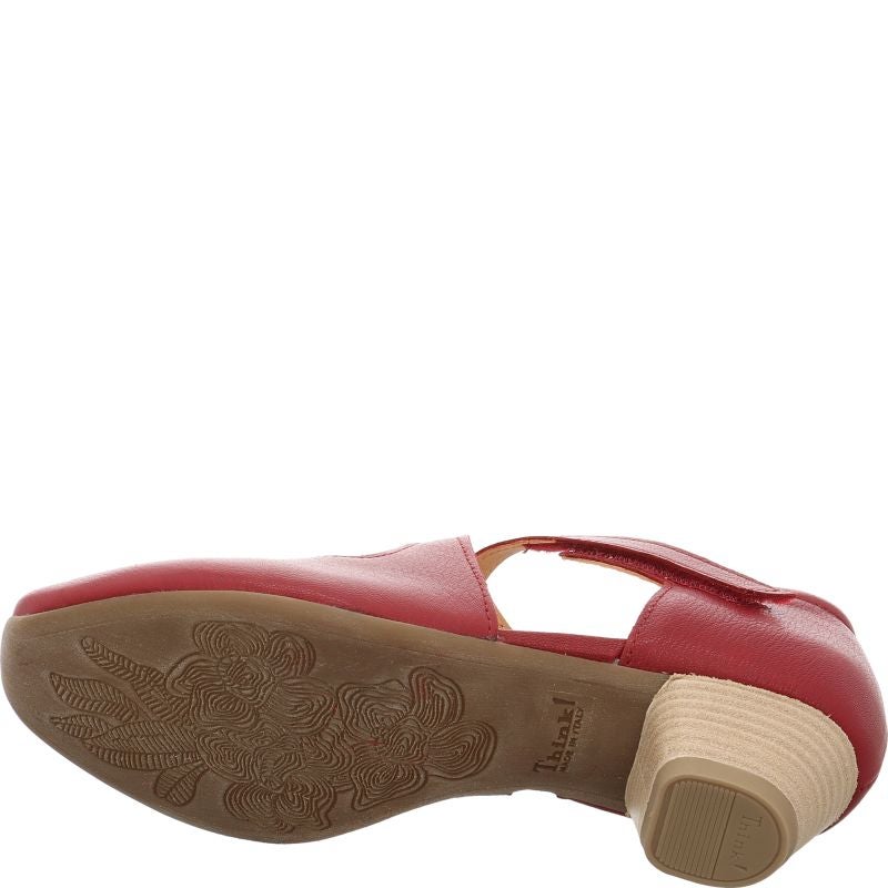 Think AIDA DAMEN Pumps - Material: Leather in Red