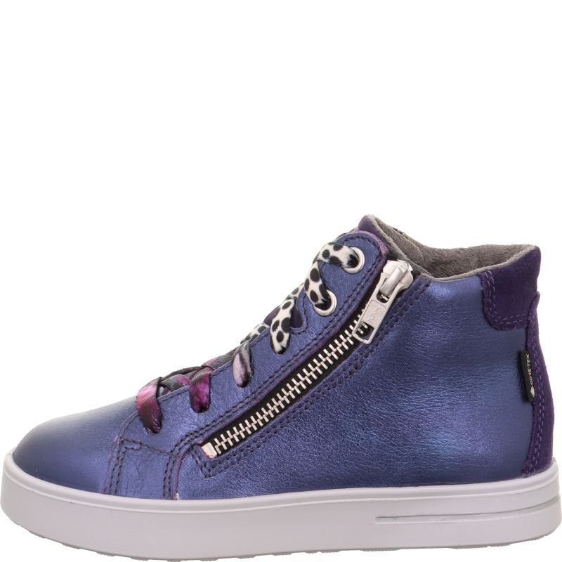 Superfit STELLA Sneaker high - Material: Leder/Textil in Lila