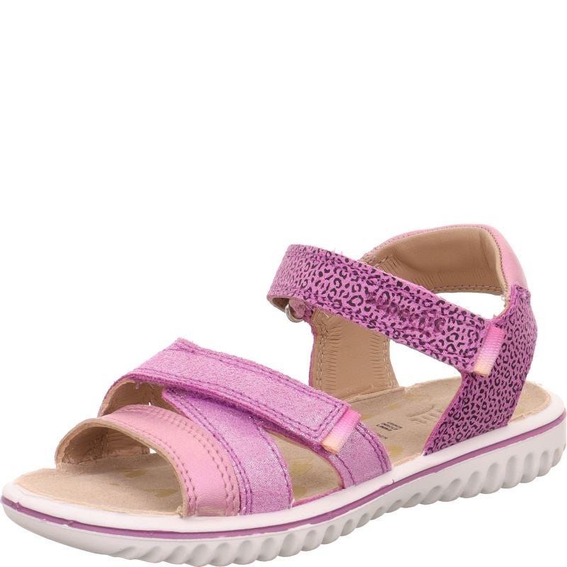 Superfit SPARKLE Girls Sandal - Material: Leather in Purple