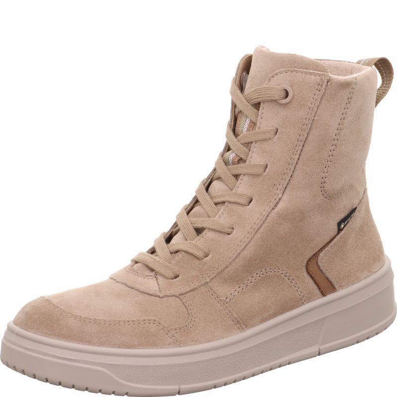 legero REJOISE Damen Schnürboots - Material: Leder in Beige