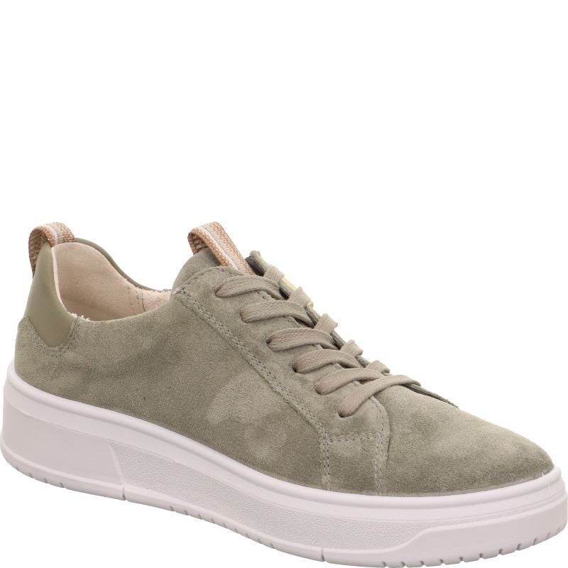 legero REJOISE Damen Sneaker low - Material: Leder in Grün