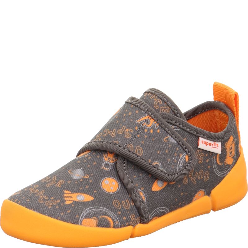 Superfit VENTI Jungen Hausschuh - Material: Textil in Grau