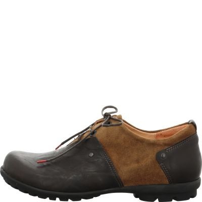 Think KONG HERREN Men Lace up shoe - Material: Leather in Brown