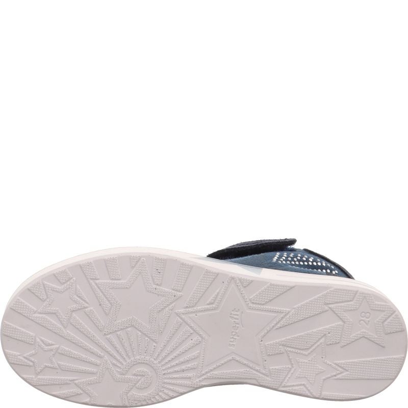 Superfit STELLA Girls Sneakers high - Material: Leder/Sonstiges Material/Texti in Blue