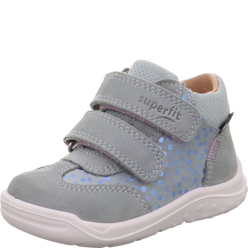 Superfit WHALEY Sneaker high - Material: Leder/Textil in Blau