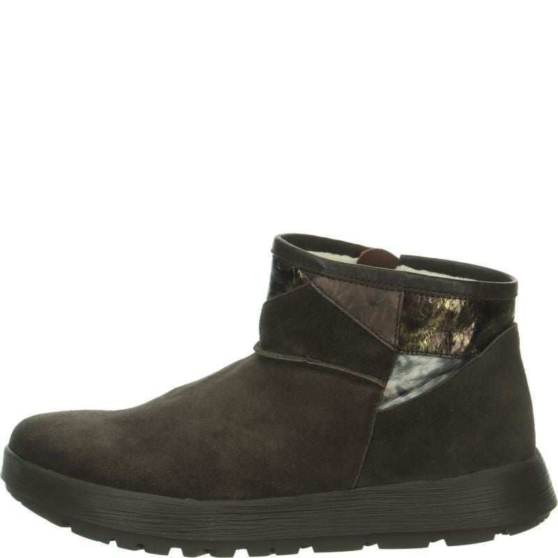 Think COMODA Woman Ankle boot - Material: Leather in Brown