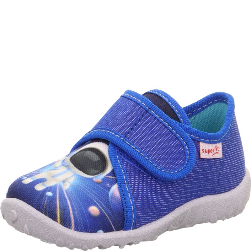 Superfit SPOTTY Boys Slipper - Material: Textile in Blue