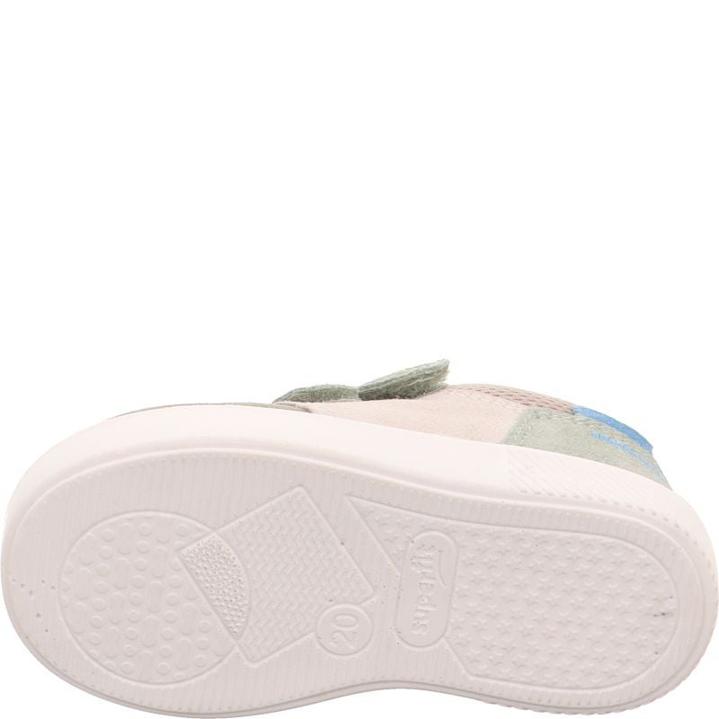 Superfit SUPIES Jungen Sneaker low - Material: Leder/Textil in Mehrfarbig