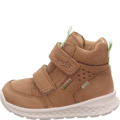 Superfit BREEZE Jungen Sneaker high - Material: Leder in Braun