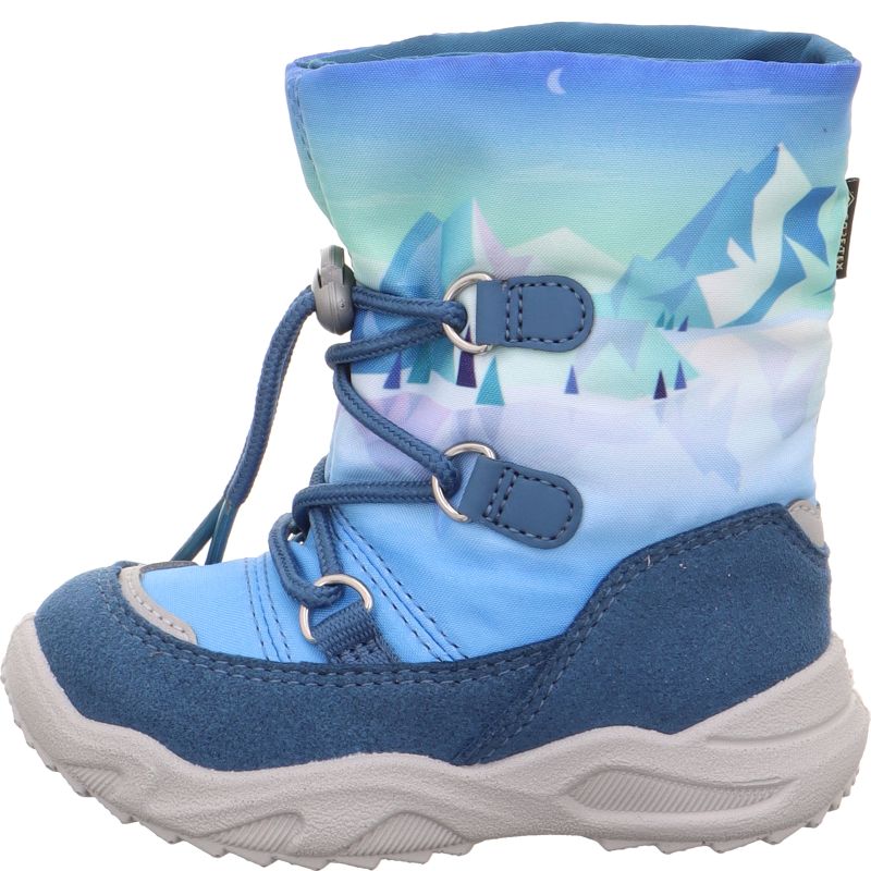 Superfit GLACIER Unisex, Jungen Stiefel - Material: Textil/Sonstiges Material in Blau