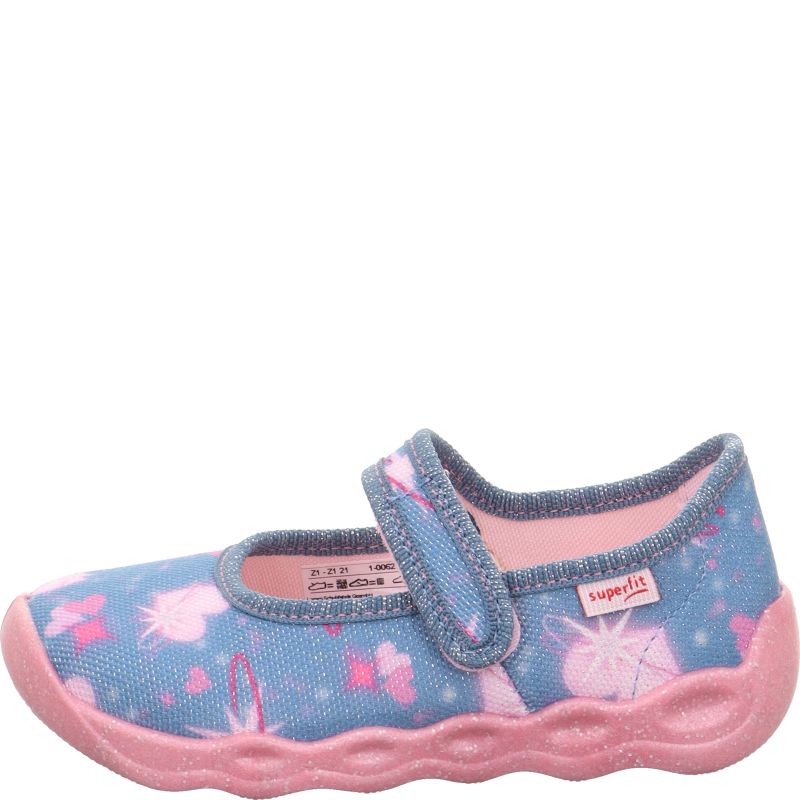 Superfit BUBBLE Girls Slipper - Material: Textile in Blue