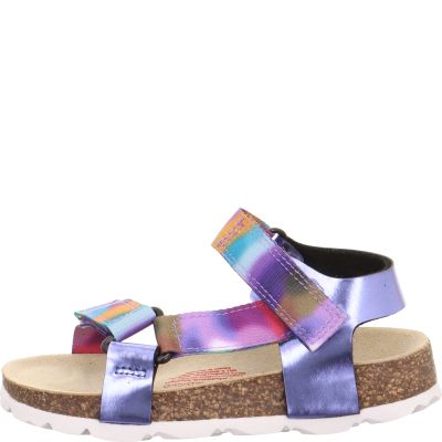 Superfit FUSSBETTPANTOFFEL Girls Sandal - Material: Sonstiges Material in Purple