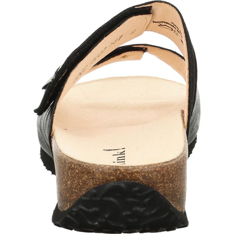 Think MIZZI DAMEN Woman Mules - Material: Leather in Black