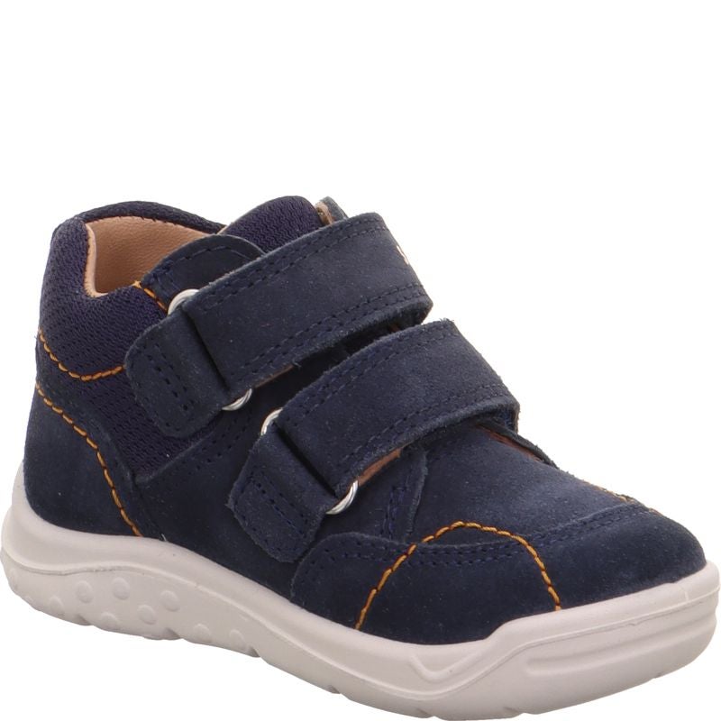 Superfit WHALEY Sneakers high - Material: Leather/Textil in Blue
