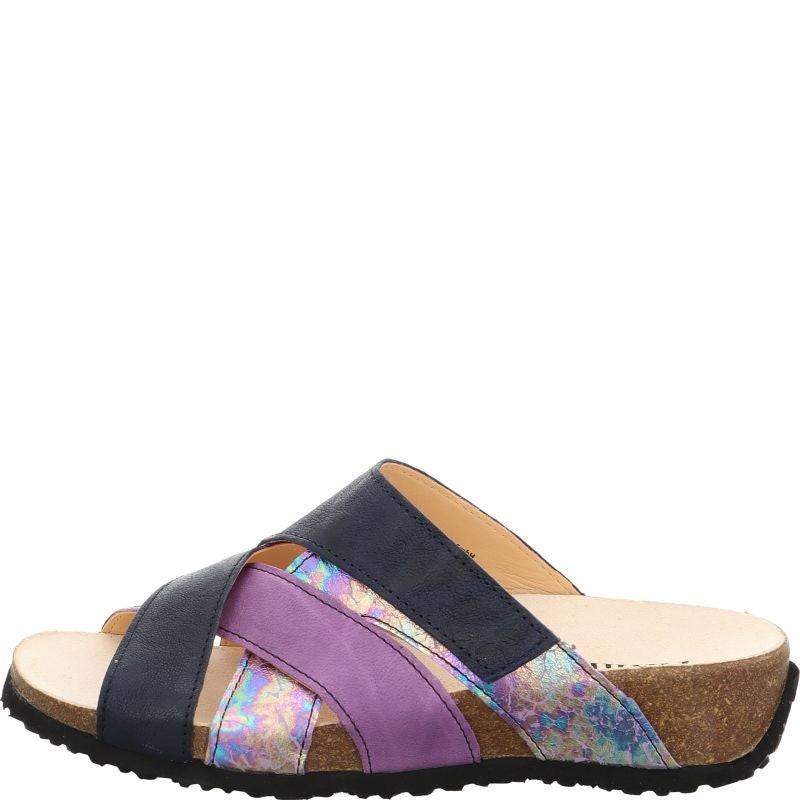 Think MIZZI DAMEN Woman  - Material: Leather in Blue