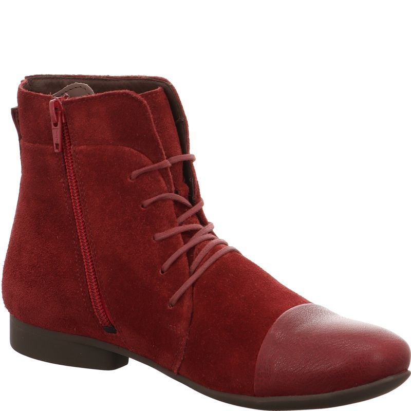 Think GUAD2 Ankle boot - Material: Leather in Red