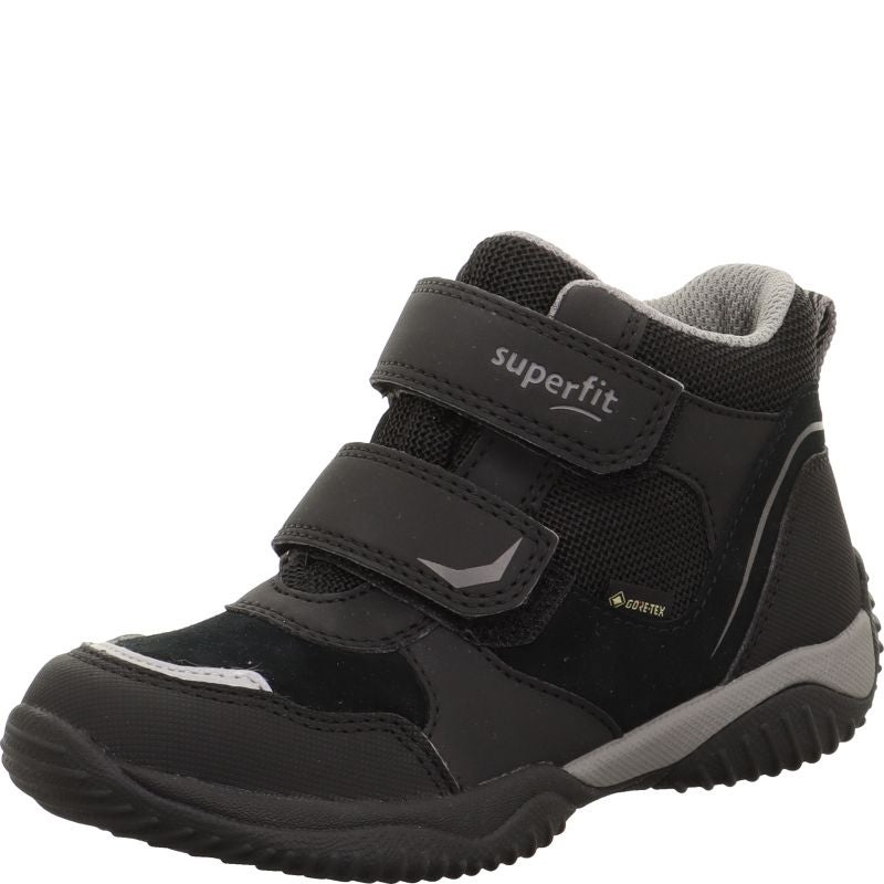 Superfit STORM Unisex, Boys Sneakers high - Material: Leder/Sonstiges Material/Texti in Black