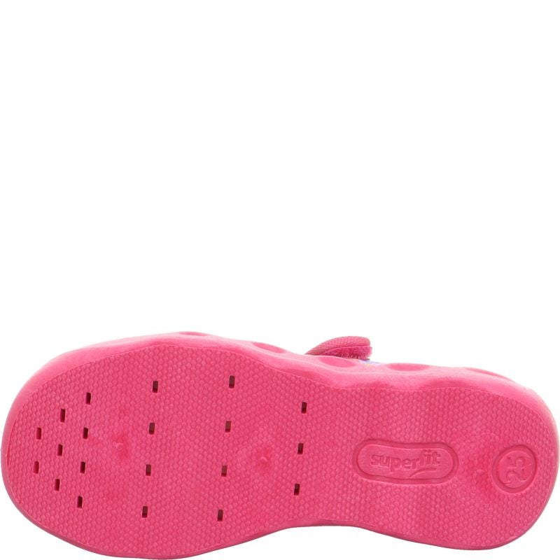 Superfit BUBBLE Slipper - Material: Textile in Rose