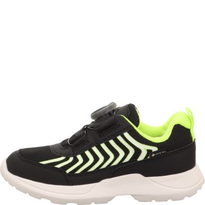 Superfit RUSH Jungen Sneaker low - Material: Textil/Sonstiges Material in Schwarz