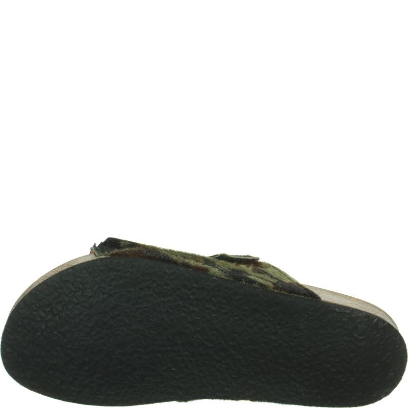 Think! WOLFI Herren Pantolette - Material: Leder in Mehrfarbig