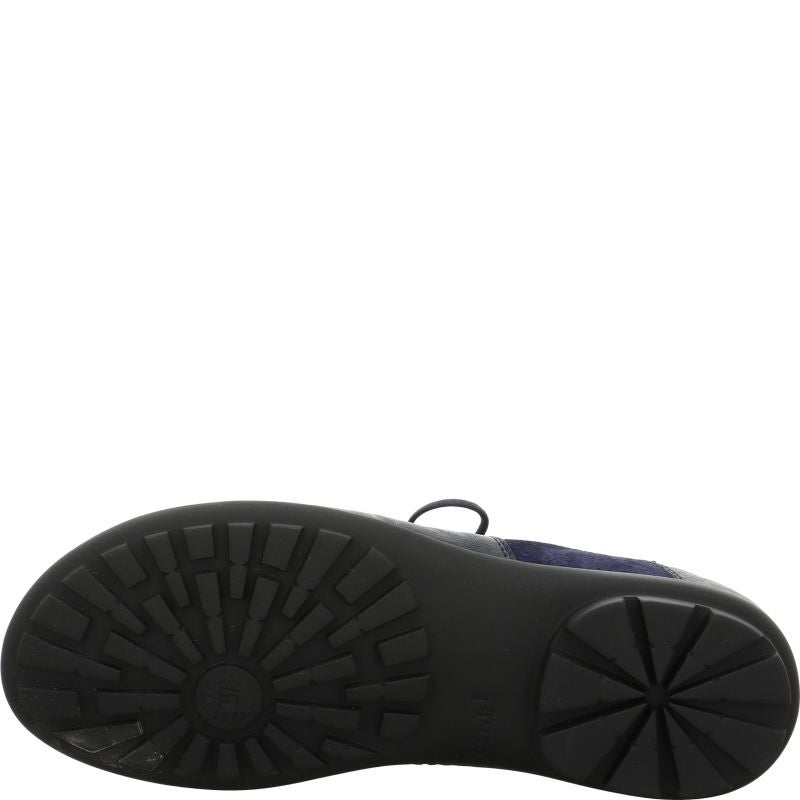 Think KONG HERREN Men Lace up shoe - Material: Leather in Blue