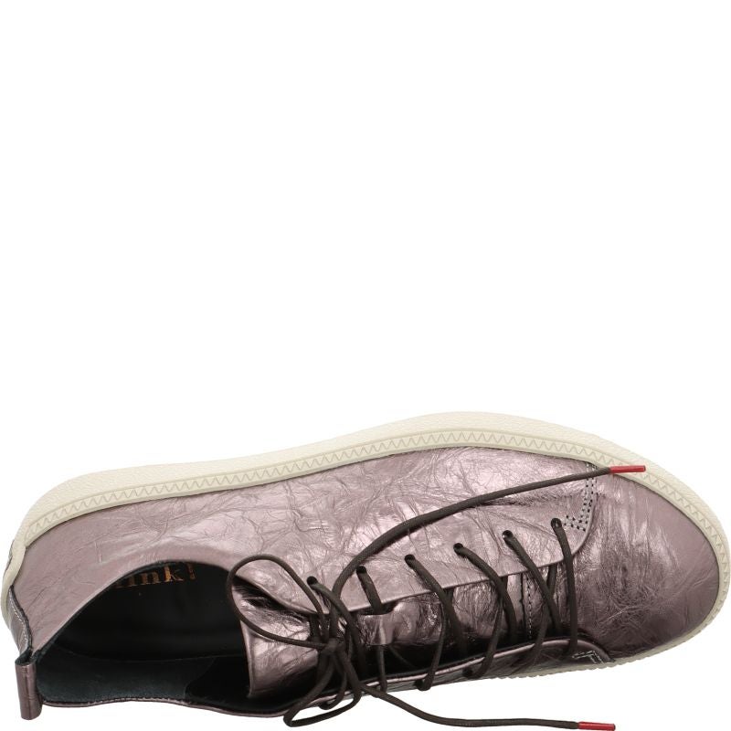 Think TURNA WOMEN Woman Sneakers low - Material: Leather in Grey