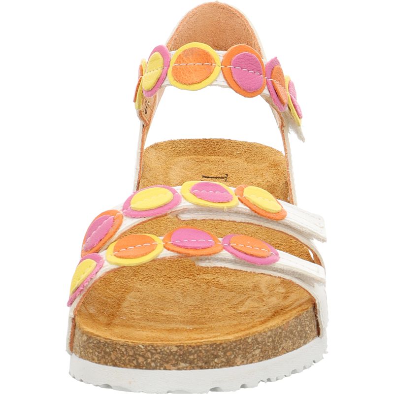 Think KOAK DAMEN Woman Strap sandal - Material: Leather in White