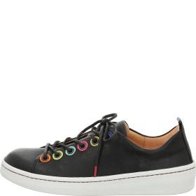Think KUMI Woman Sneakers low - Material: Leather in Black