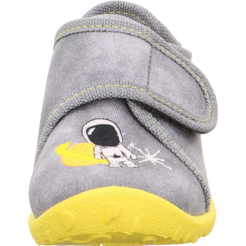 Superfit SPOTTY Jungen Hausschuh - Material: Textil in Grau