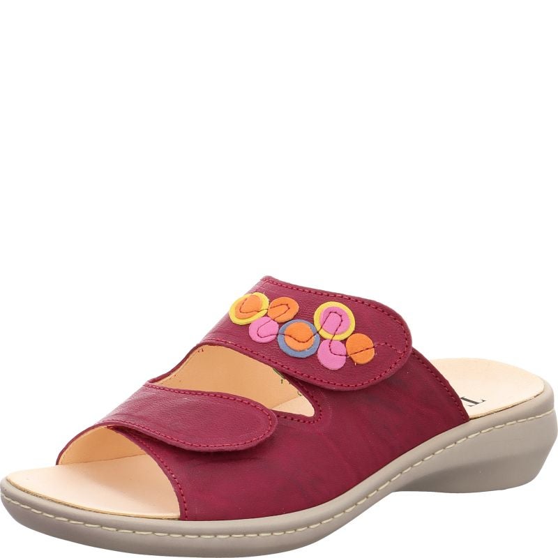 Think! CAMILLA Damen Pantolette - Material: Leder in Lila